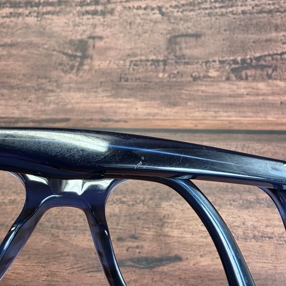 Ray-Ban RB 5375 8053 Blue Striped Rectangular Eyeglass Frames 51-18-145